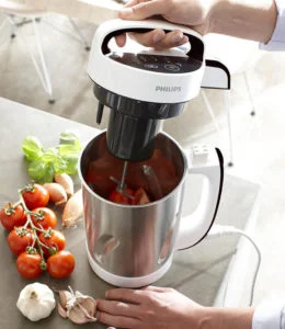 soup maker en action